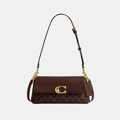 CBA83-Jet Shoulder Bag in Signature Canvas-B4/Maple Maple