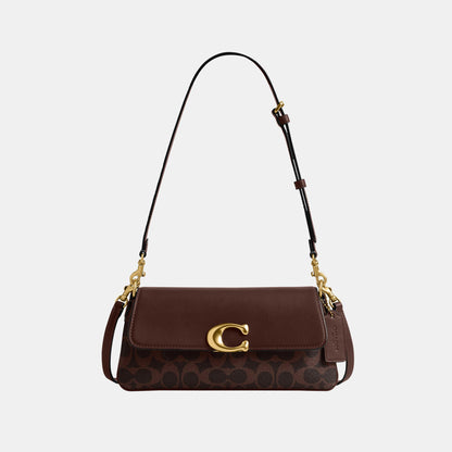 CBA83-Jet Shoulder Bag in Signature Canvas-B4/Maple Maple