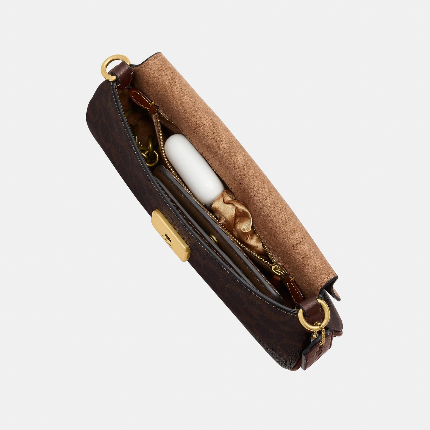 CBA83-Jet Shoulder Bag in Signature Canvas-B4/Maple Maple