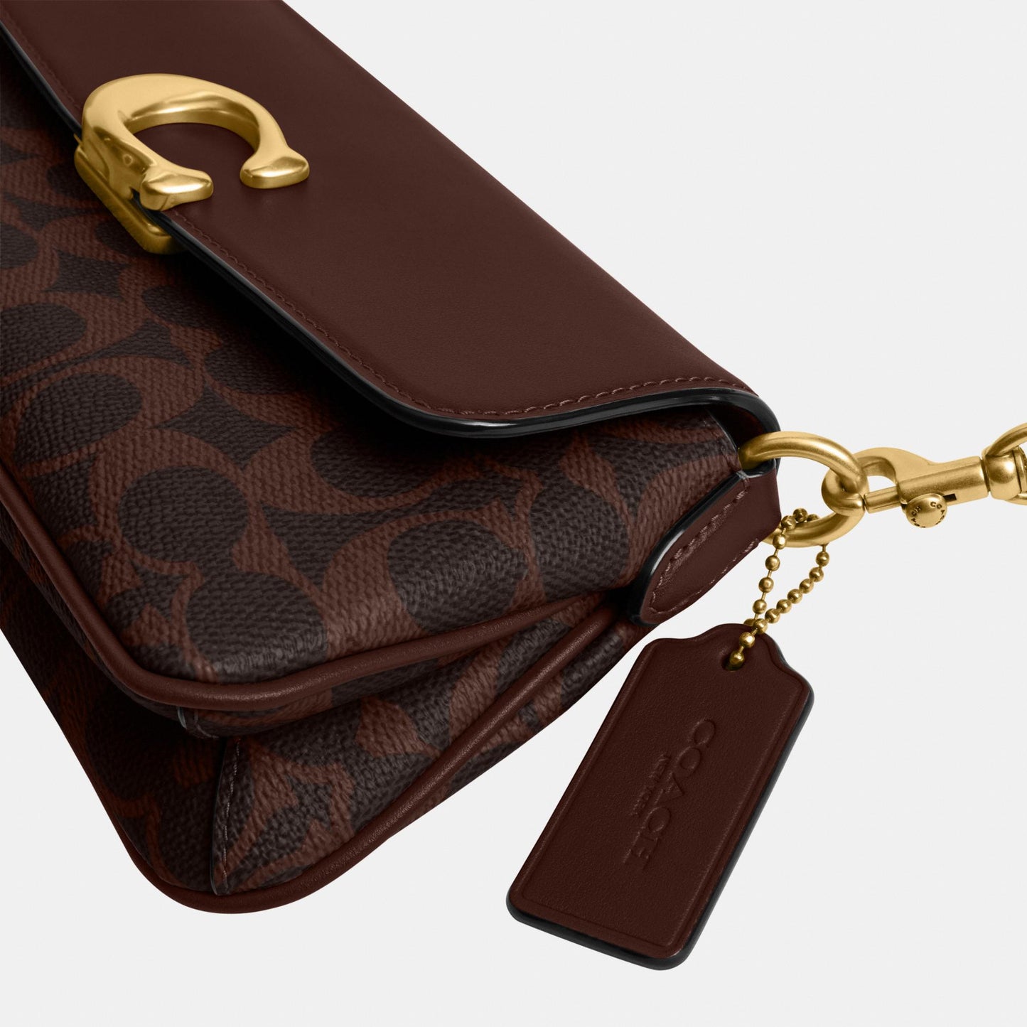 CBA83-Jet Shoulder Bag in Signature Canvas-B4/Maple Maple