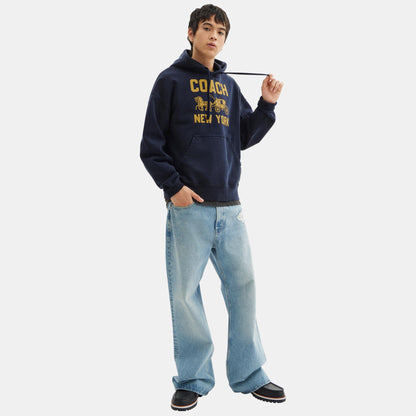 CBD23-Horse and Carriage Hoodie-Navy Blue