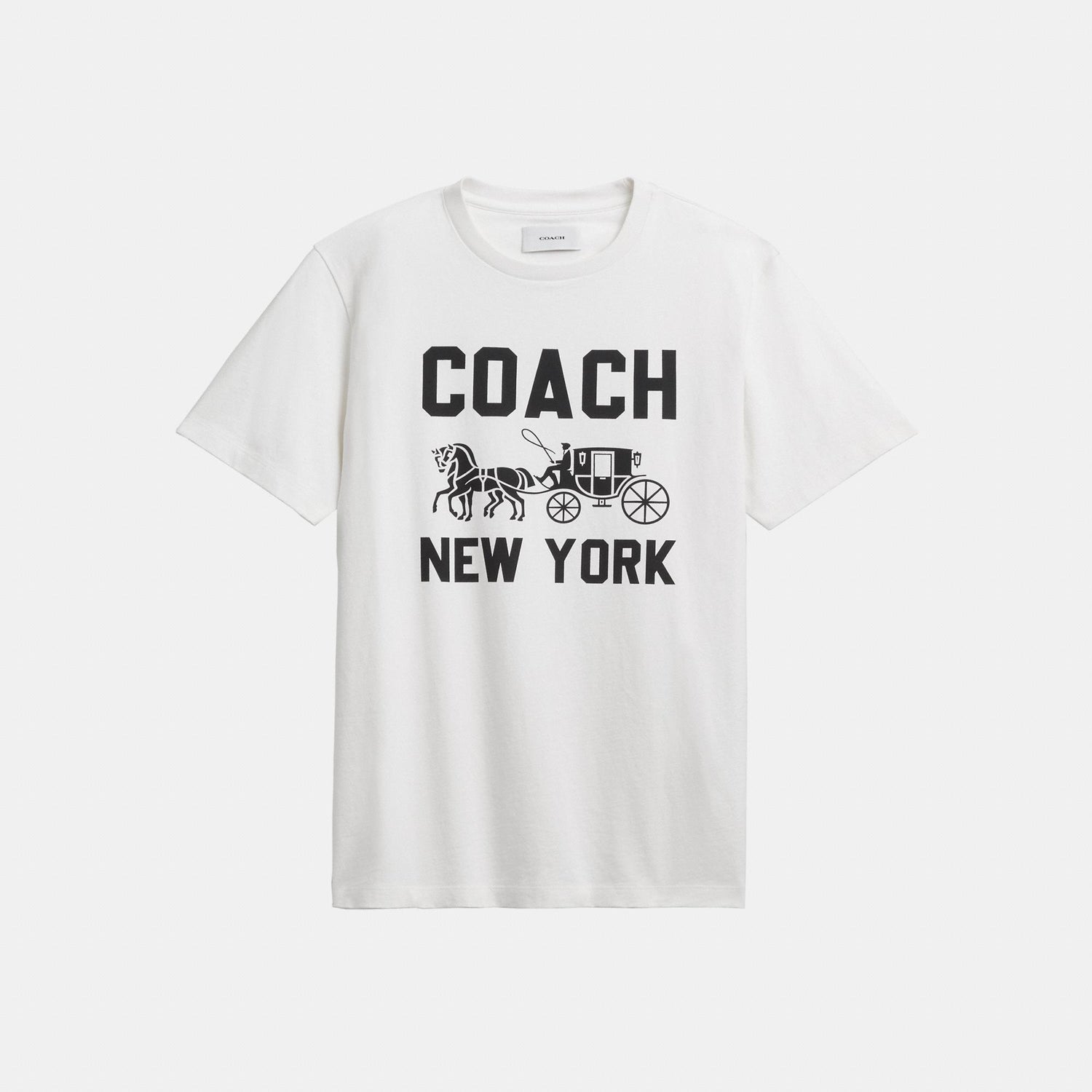 CBD24-Horse and Carriage T-Shirt-White