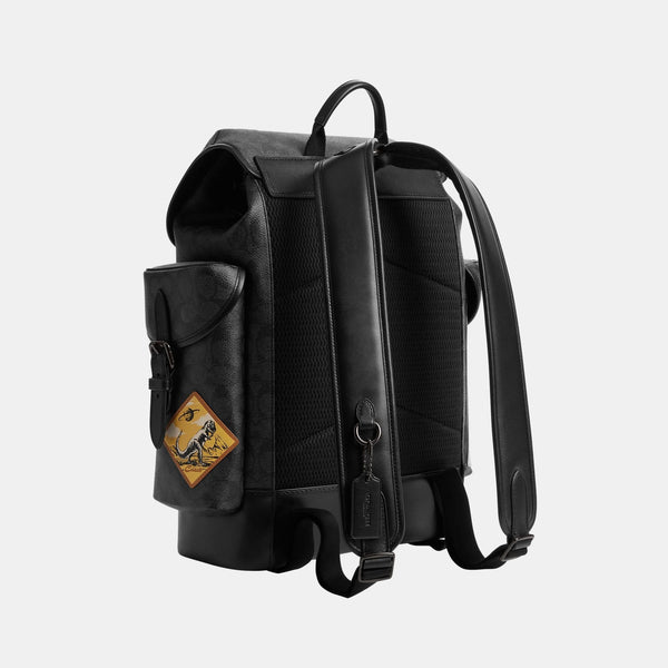 Hitch Backpack In Signature Canvas With Patches