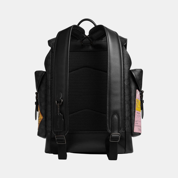 Hitch Backpack In Signature Canvas With Patches
