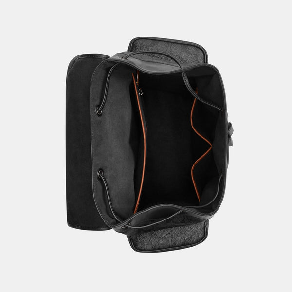 Hitch Backpack In Signature Canvas With Patches