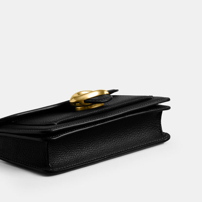 CBF14-Tabby Chain Crossbody Bag 19-B4/Black