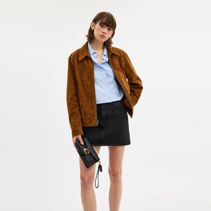 CBF14-Tabby Chain Crossbody Bag 19-B4/Black