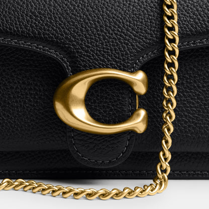 CBF14-Tabby Chain Crossbody Bag 19-B4/Black