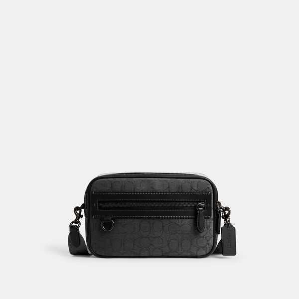 Theo Camera Bag In Signature Jacquard