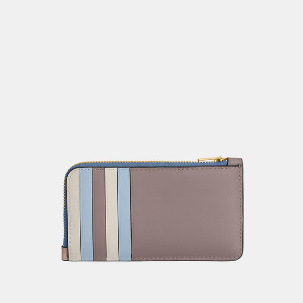 New York Zip Card Case in Colorblock