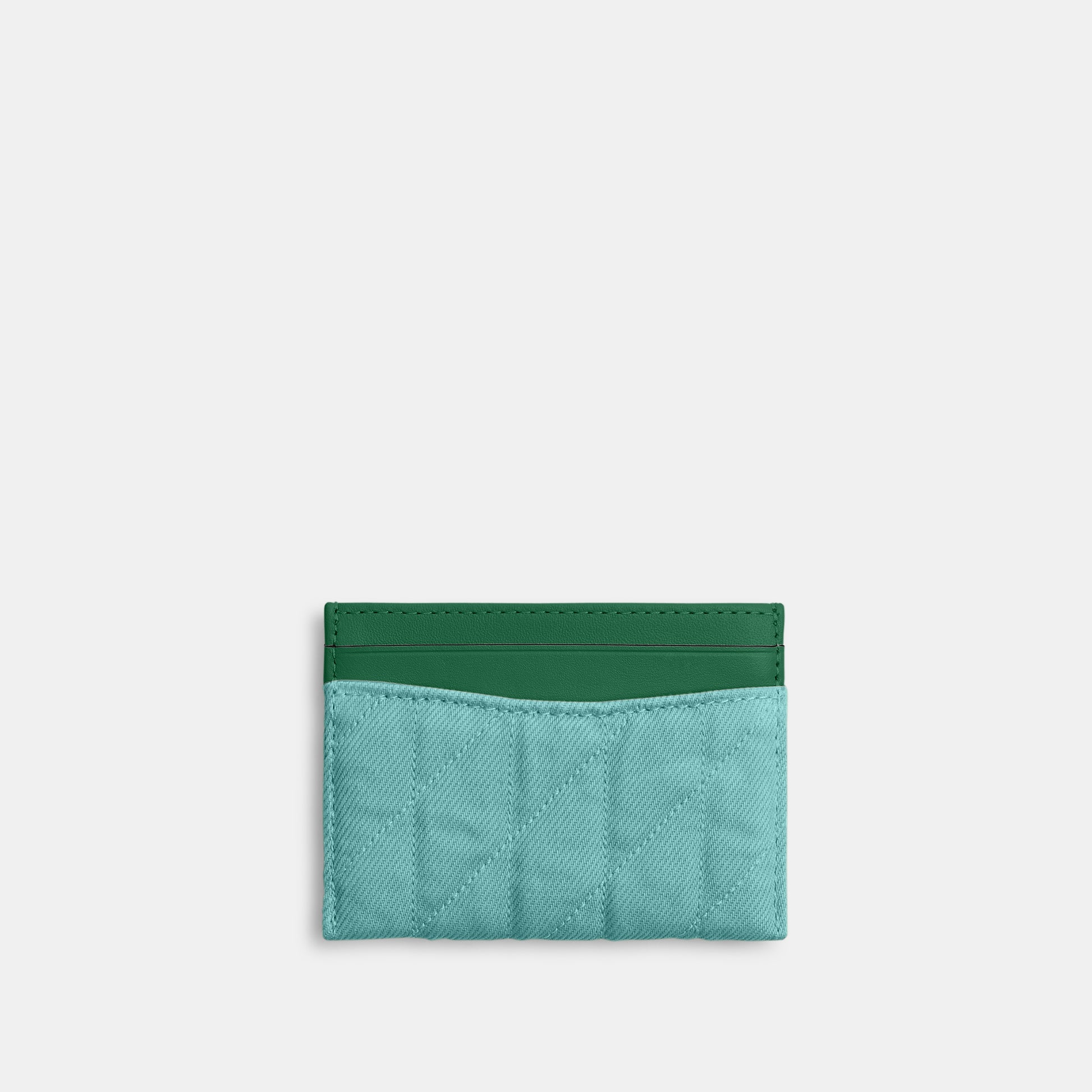 CBF61-Essential Card Case With Quilting-Lh/Ivy
