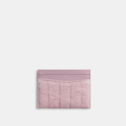 CBF61-Essential Card Case With Quilting-Lh/Ballerina