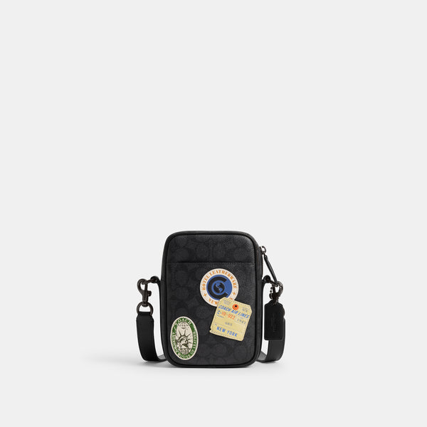 Hitch Crossbody In Signature Canvas With Patches