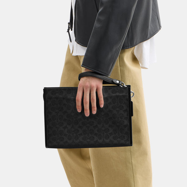 Charter Pouch in Signature Canvas