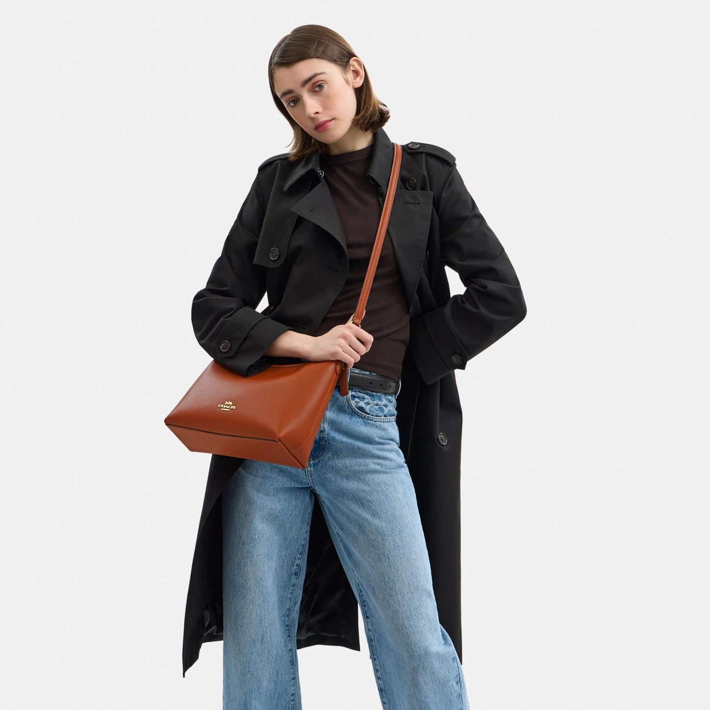 CBG99-Laurel Shoulder Bag-Im/Tan