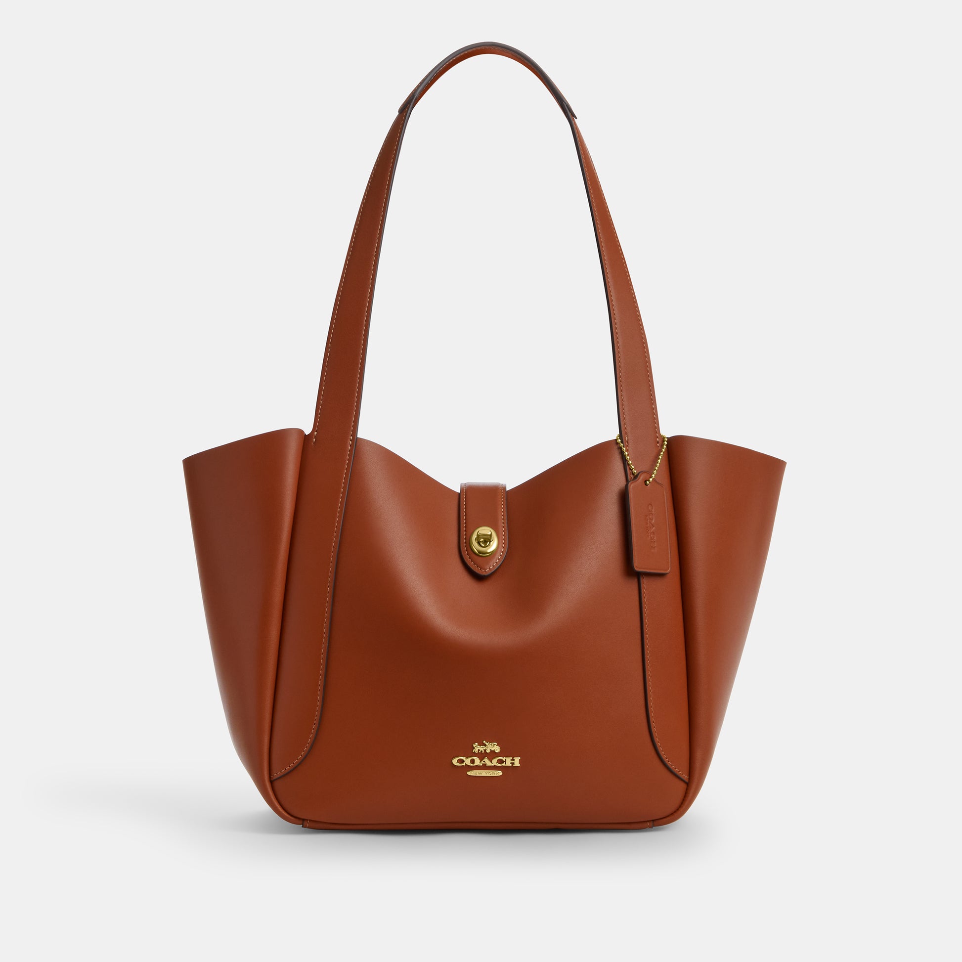 CBH00-Hadley Turnlock Tote-Im/Tan