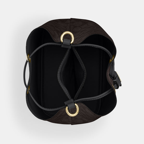 Rowan Bucket Bag In Signature Canvas
