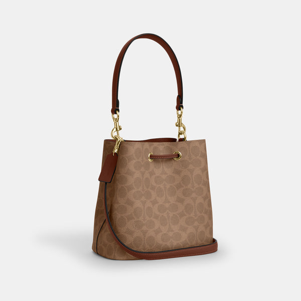 Rowan Bucket Bag In Signature Canvas