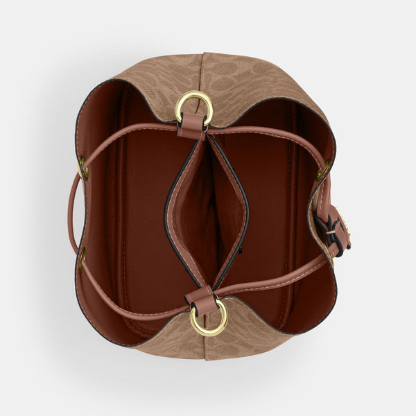 Rowan Bucket Bag In Signature Canvas