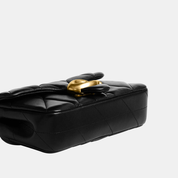 Tabby Chain Crossbody Bag 19 with Quilting