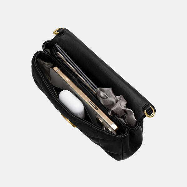 Tabby Chain Crossbody Bag 19 with Quilting