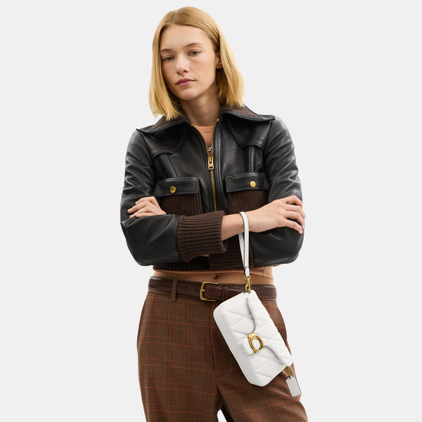 Tabby Chain Crossbody Bag 19 with Quilting