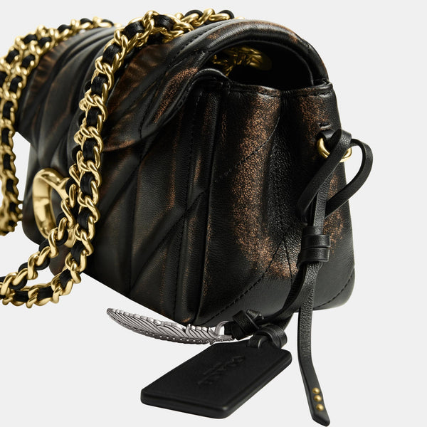 Tabby Shoulder Bag 20 In Loved Leather With Quilting