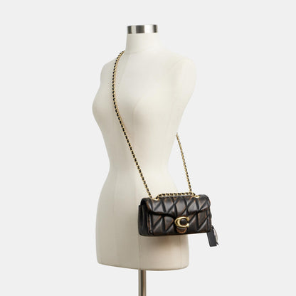 Tabby Shoulder Bag 20 In Loved Leather With Quilting