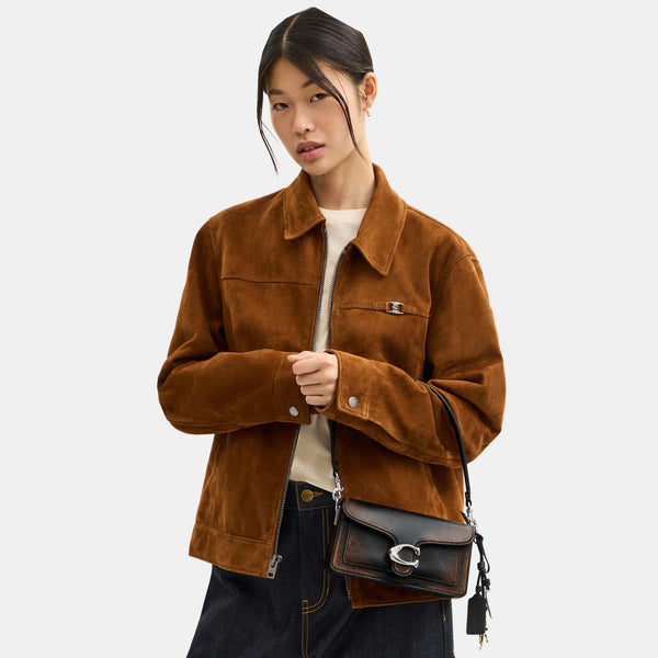 حقيبة كتف "تابي 20" من الجلد المعتّق