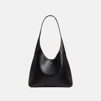 CBH44-Brooklyn Shoulder Bag 28 In Loved Leather-Lh/Black Brown