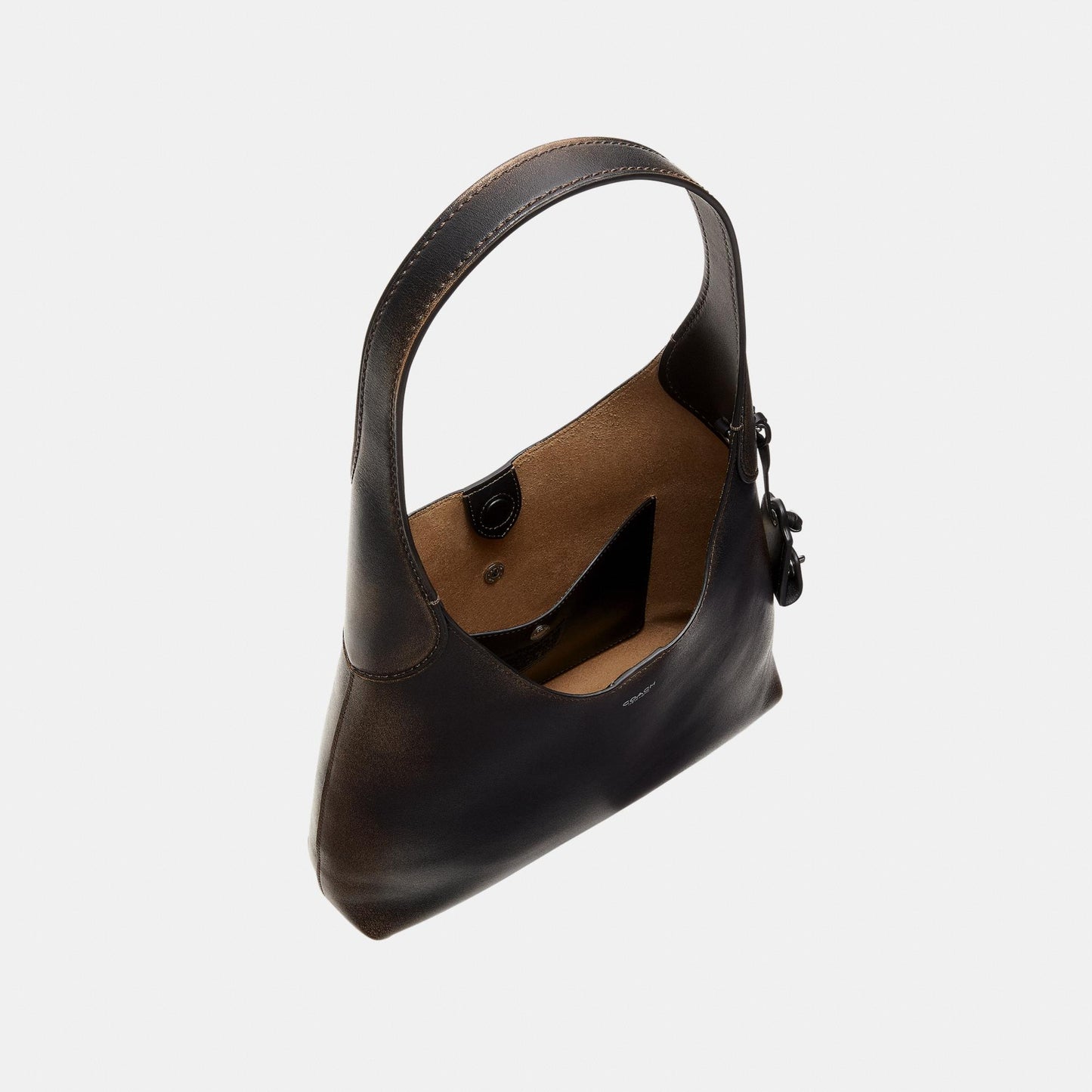 حقيبة كتف "بروكلين 28" من الجلد المعتّق