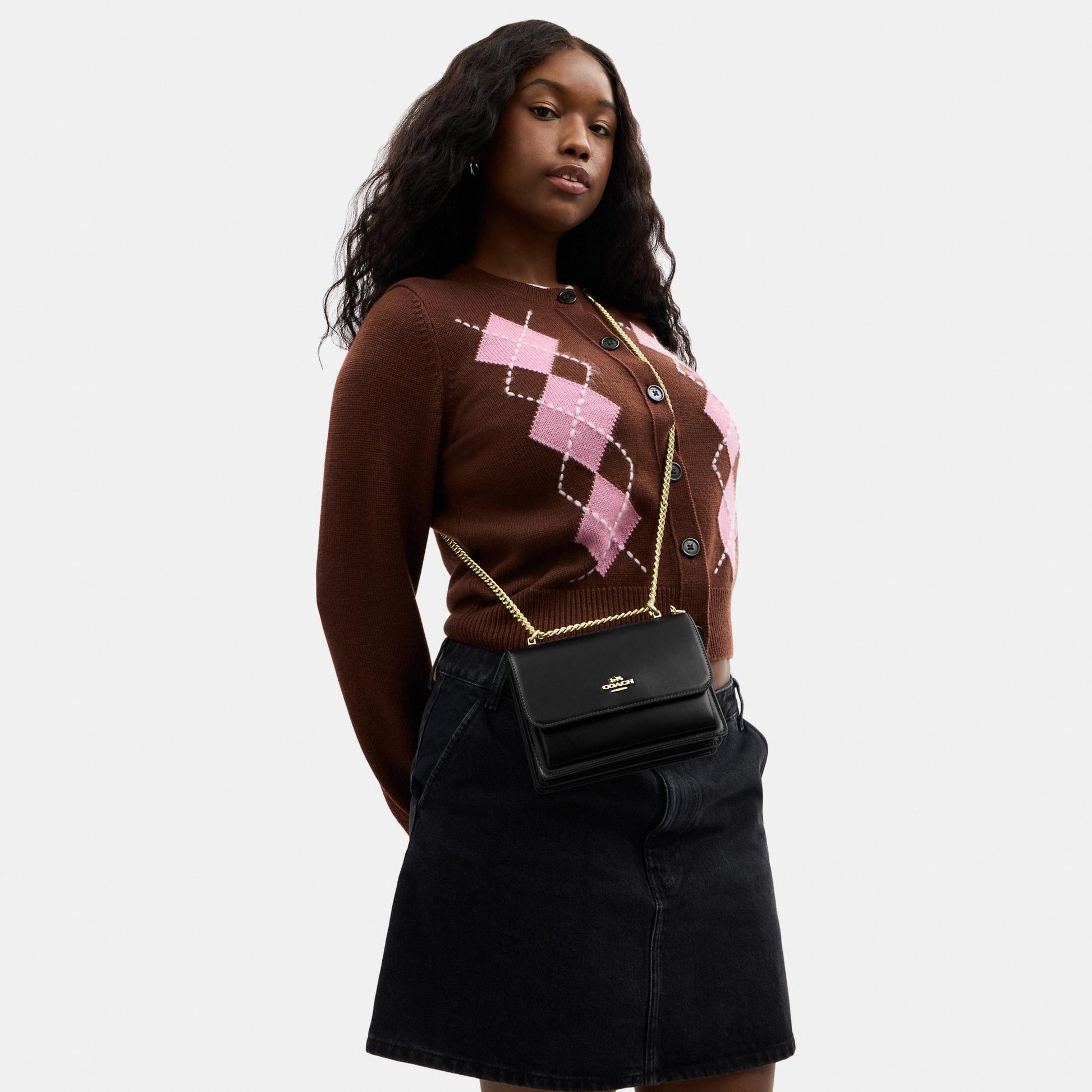 CBI23-Mini Klare Crossbody Bag-Im/Black