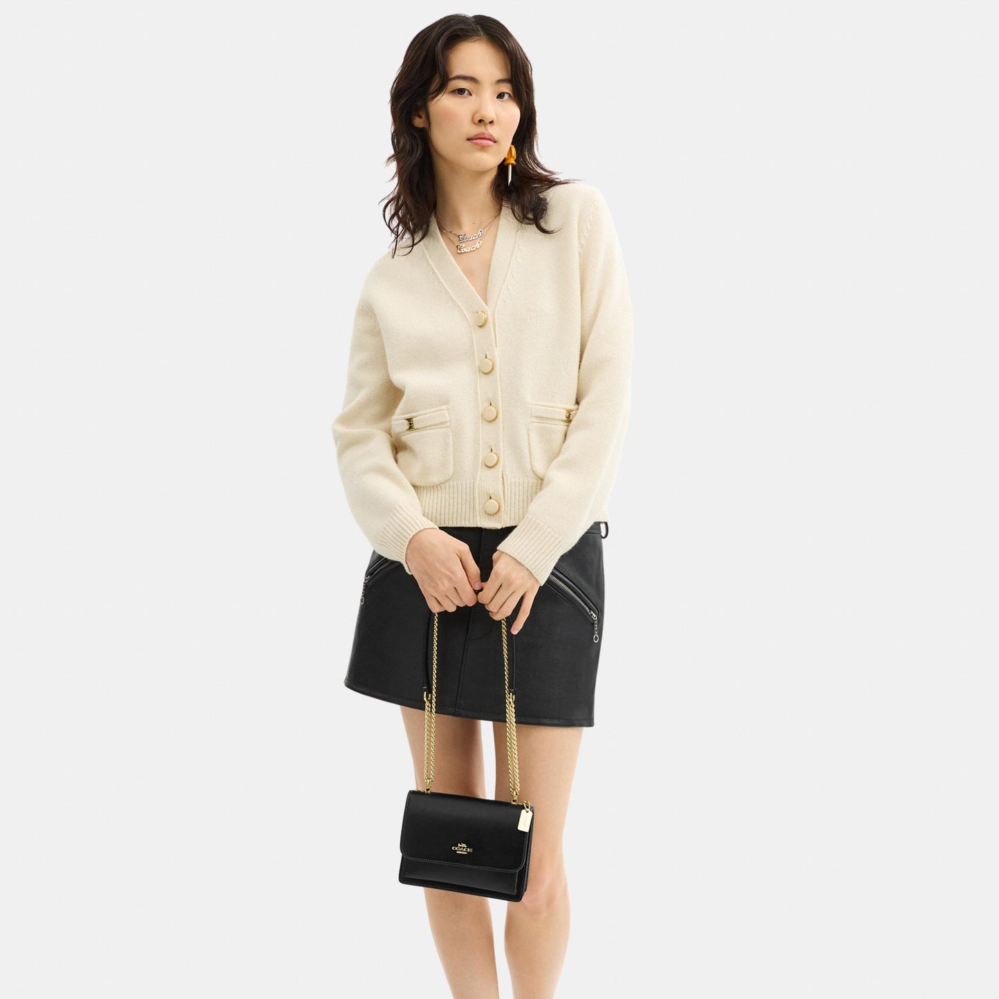 CBI23-Mini Klare Crossbody Bag-Im/Black