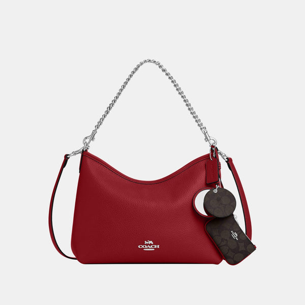 Laurel Shoulder Bag With Mirror Charm And Pouch