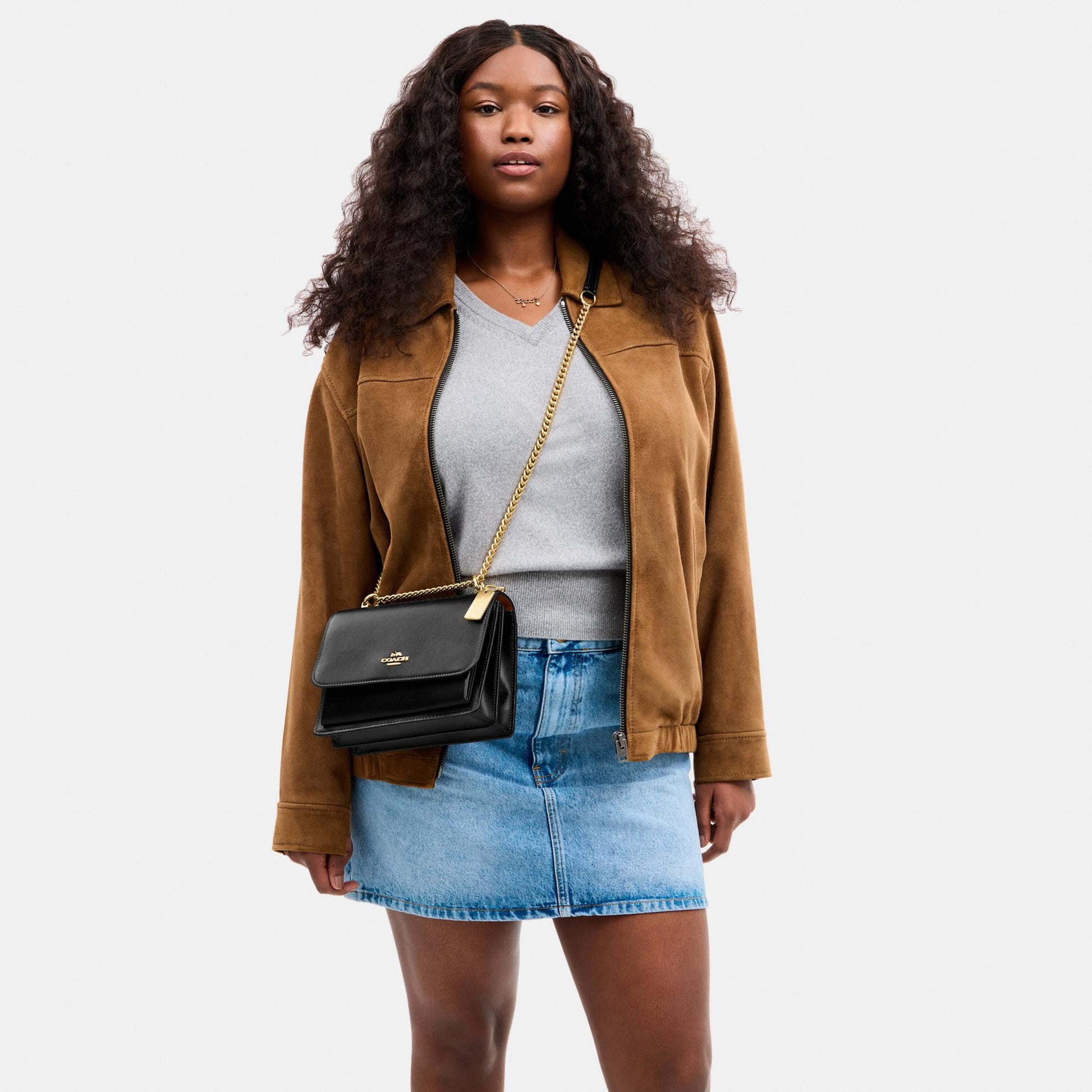 CBI97-Klare Crossbody Bag-Im/Black