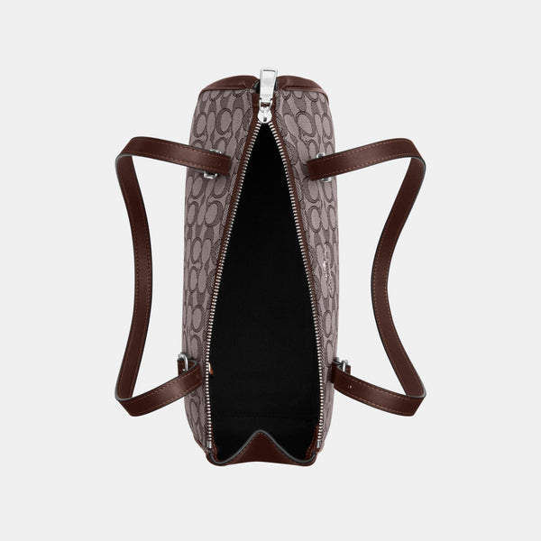 Asher Shoulder Bag in Signature Jacquard