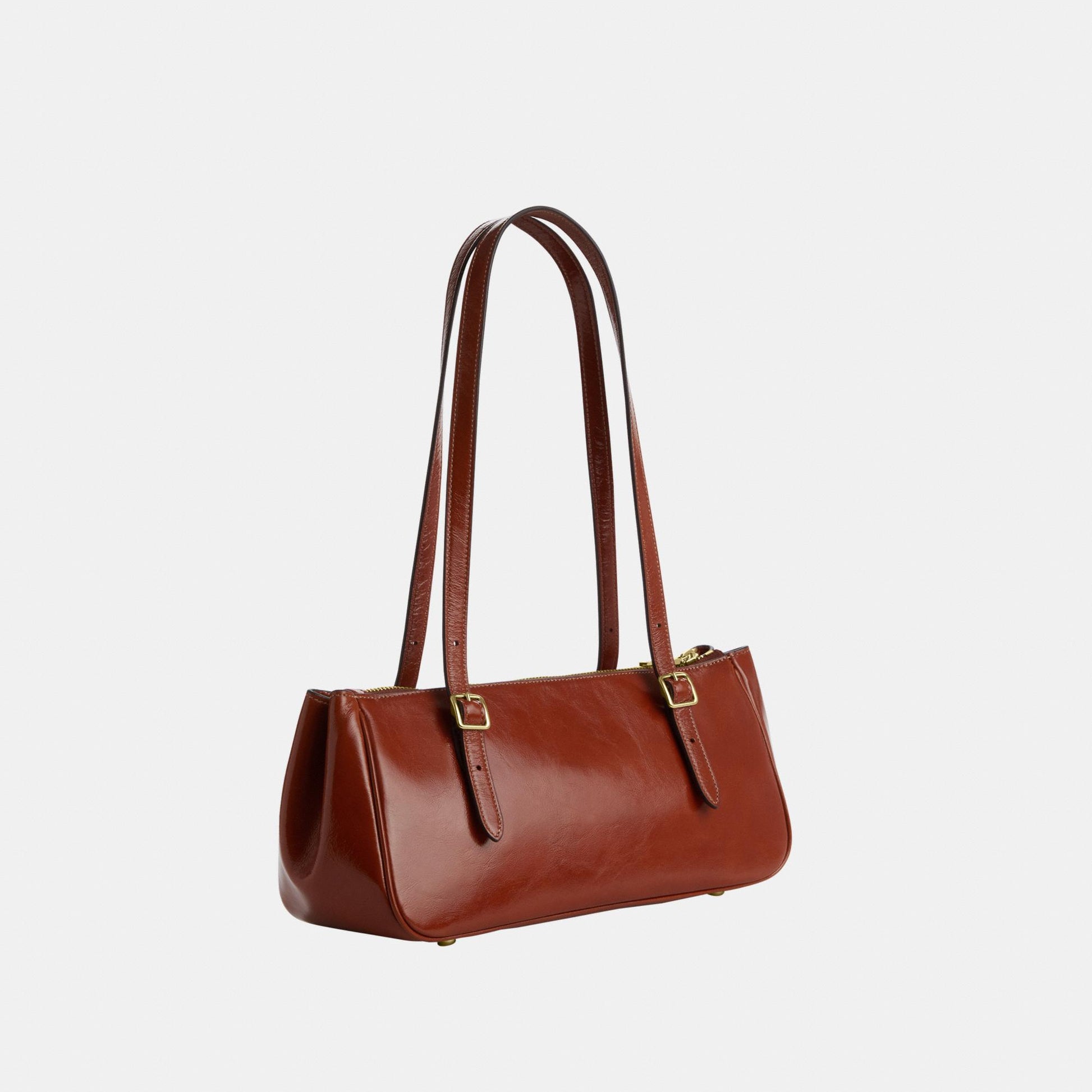 CBJ05-Asher Shoulder Bag-Im/Cinnamon