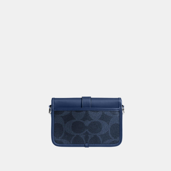 League Crossbody In Mixed Signature Canvas