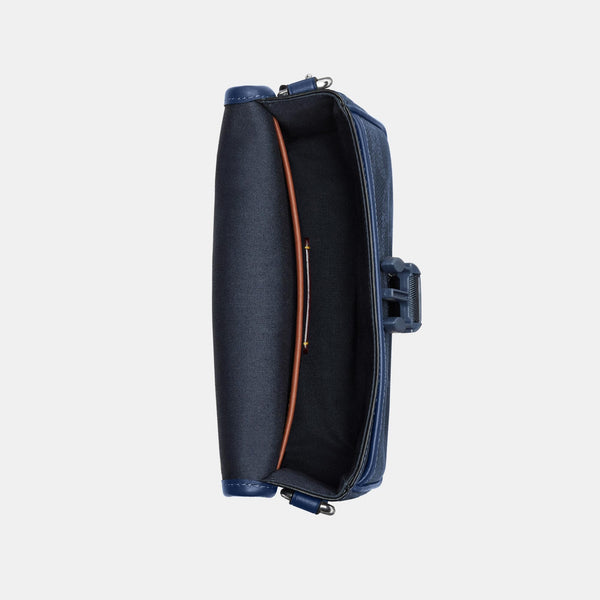 League Crossbody In Mixed Signature Canvas