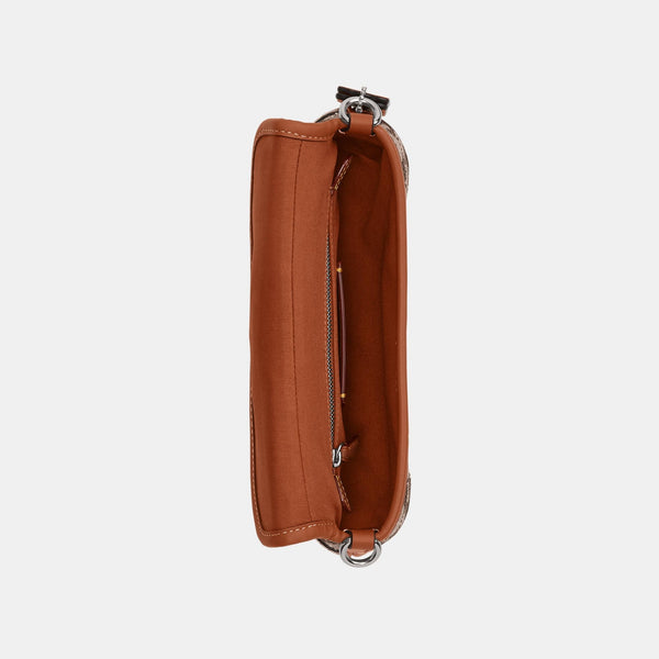 حقيبة "سوهو 25" من الجاكار بنقشة كوتش مرصعة بالكريستال