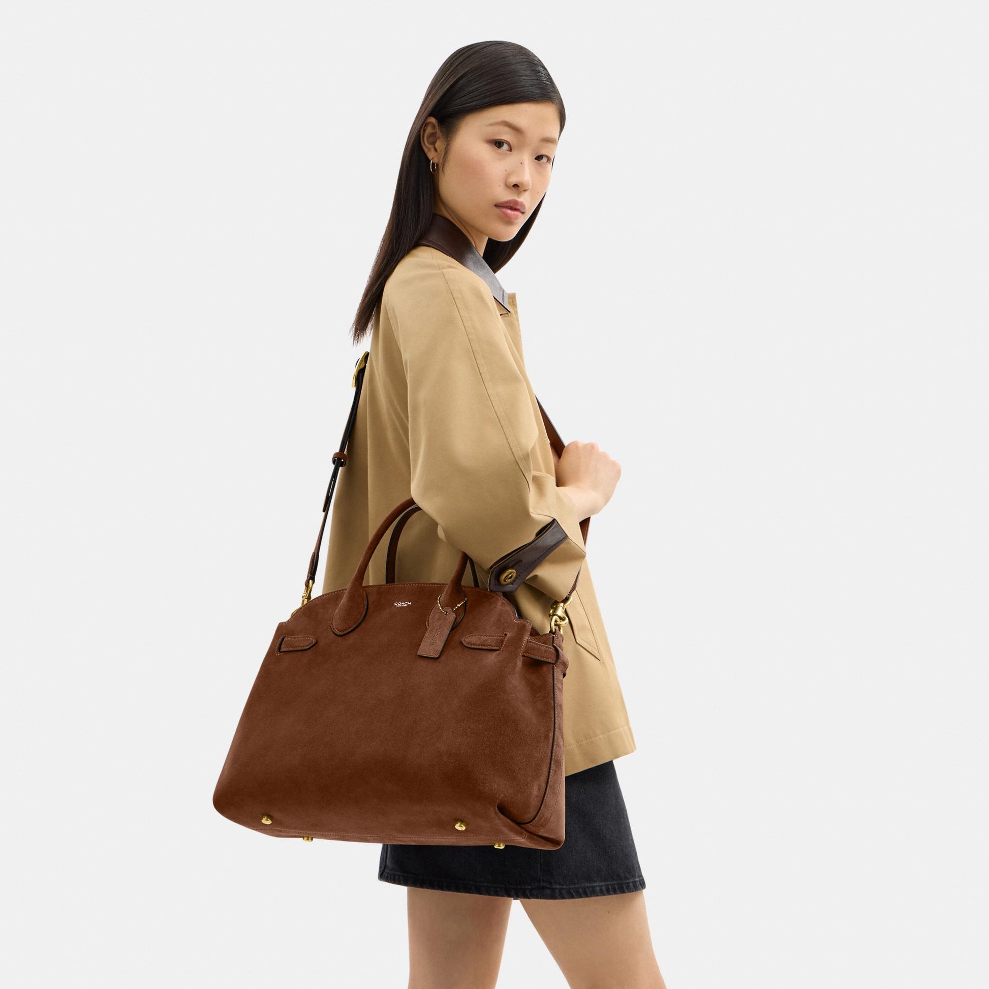 CBN42-Soft Empire Carryall Bag 40-B4/Warm Brown