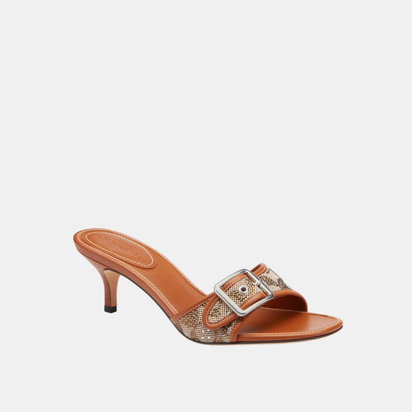 Margot Sandal In Crystal Signature Jacquard