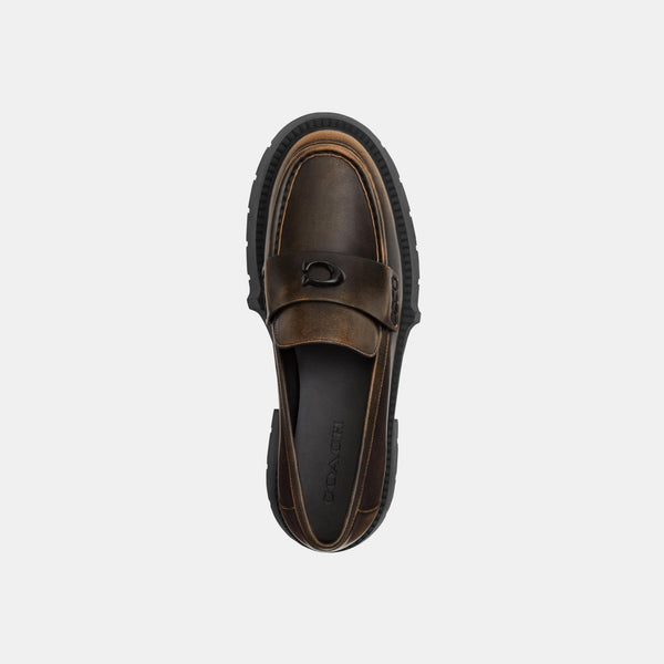 Leah Platform Loafer In Loved Leather