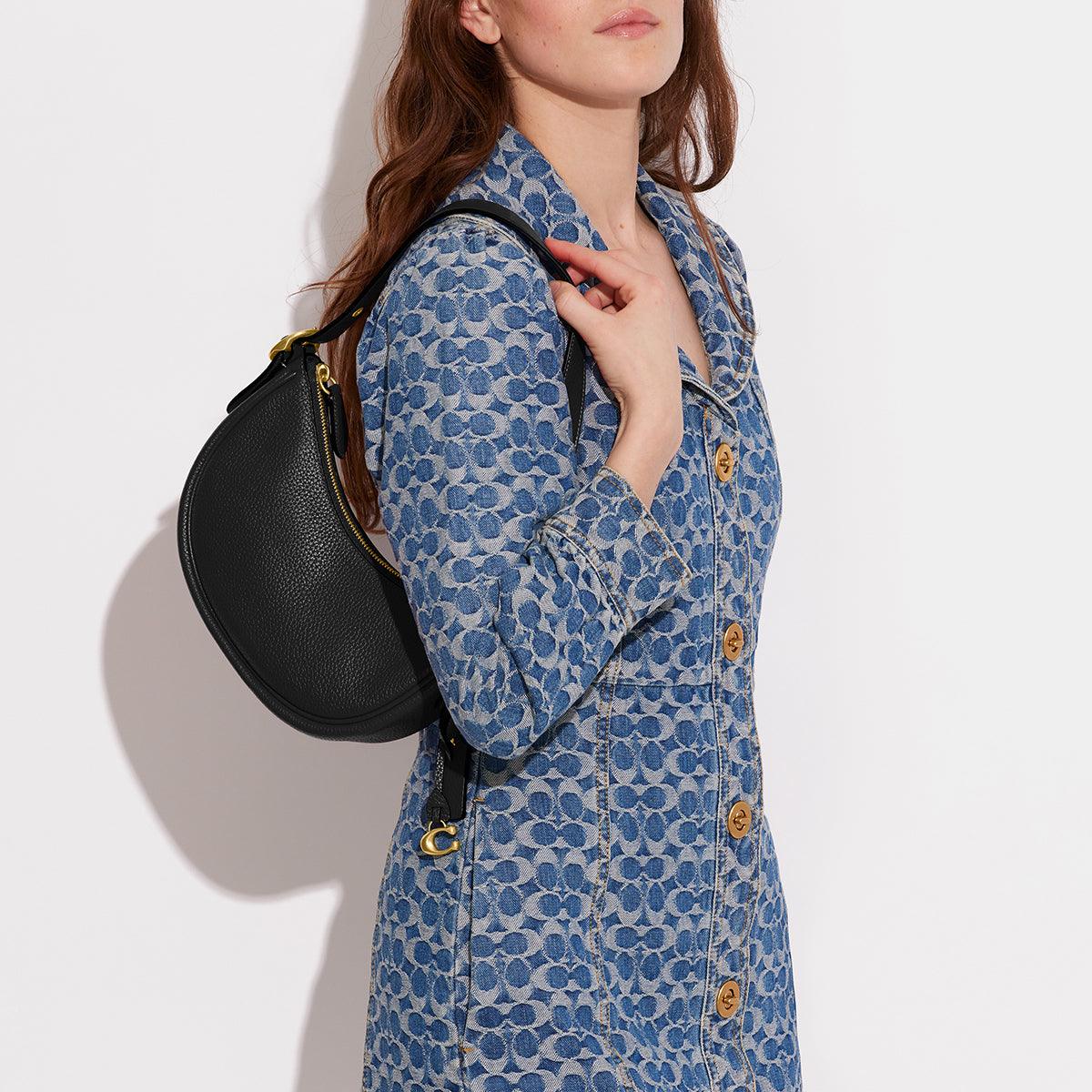cc439-Luna Shoulder Bag-B4/Yellow Gold