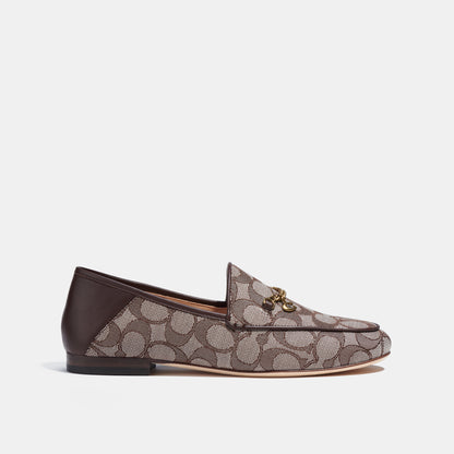 cc888-Hanna Loafer In Signature Jacquard-Oak/Maple
