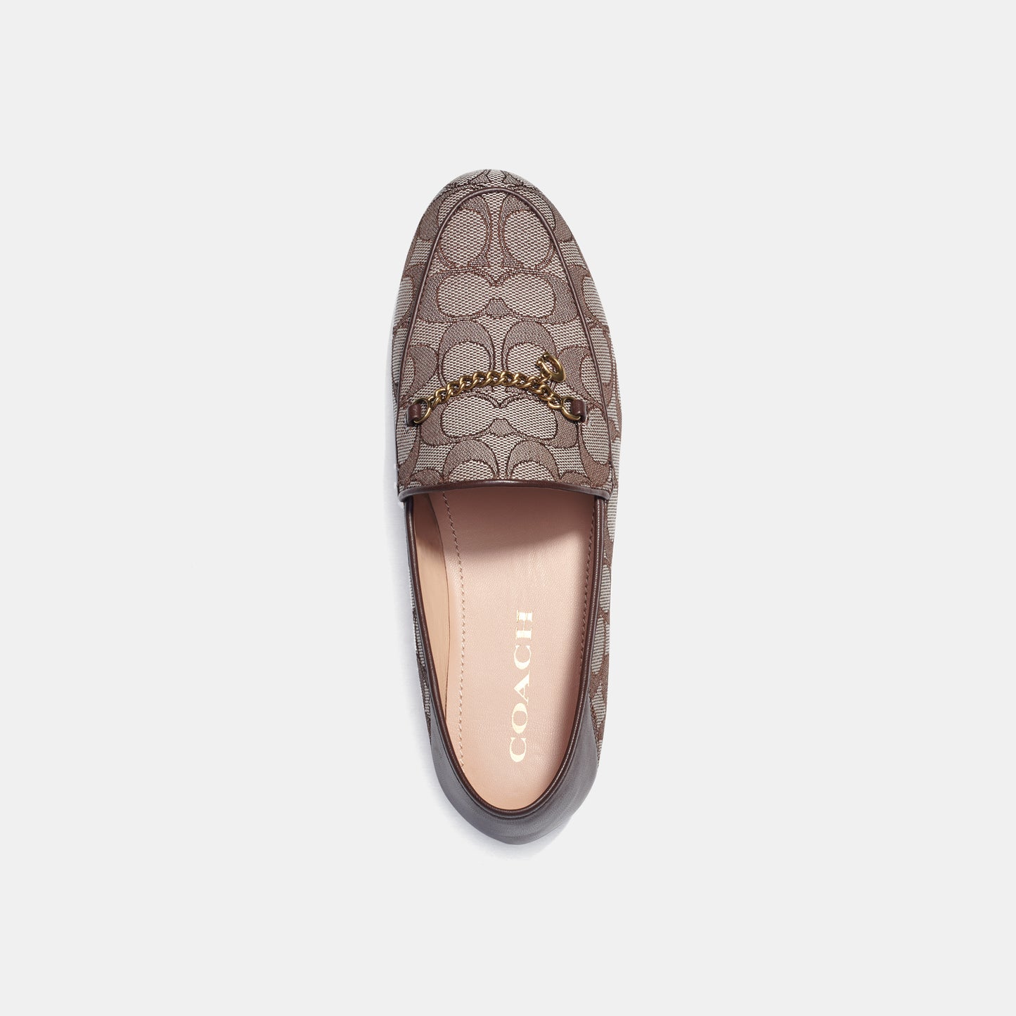 cc888-Hanna Loafer In Signature Jacquard-Oak/Maple