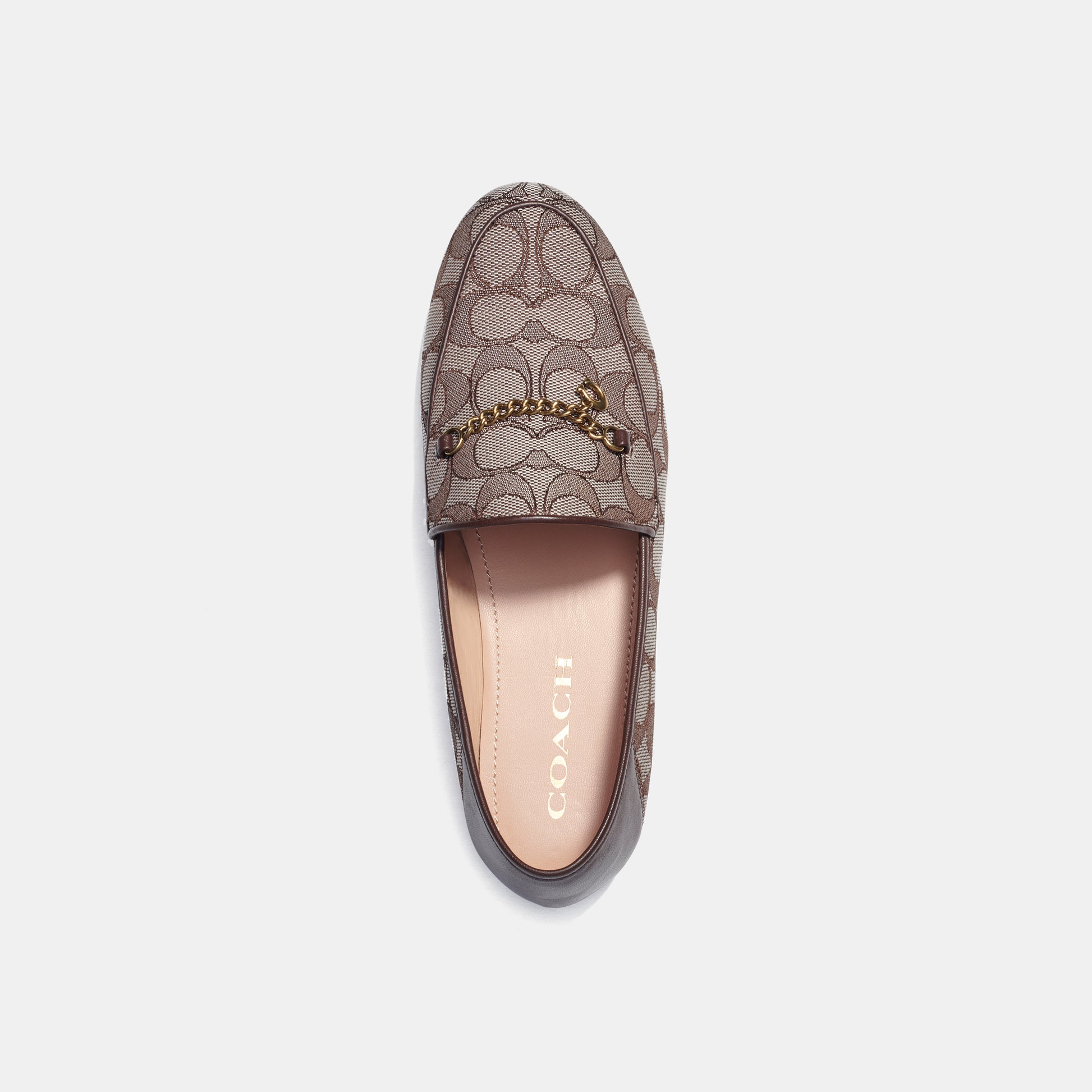 cc888-Hanna Loafer In Signature Jacquard-Oak/Maple