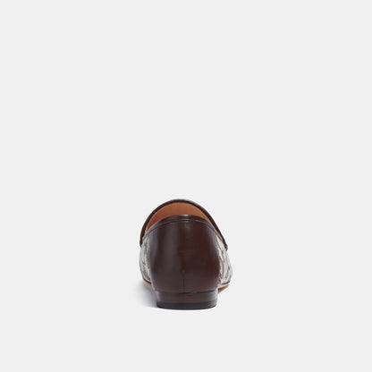 cc888-Hanna Loafer In Signature Jacquard-Oak/Maple