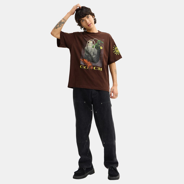 Coach Graphic Relaxed T-Shirt In Organic Cotton