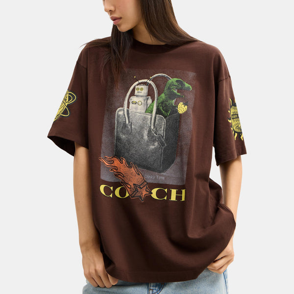 Coach Graphic Relaxed T-Shirt In Organic Cotton